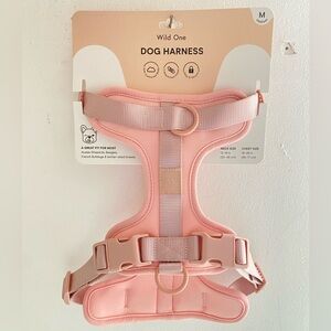 Wild One Dog Harness Pink Size Medium for Shepards, Beagles, Bulldogs, more